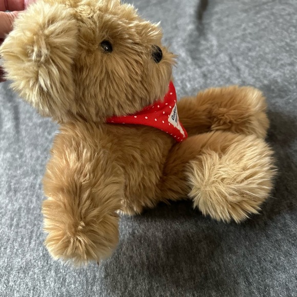 Vintage Eden Osh Kosh Brown Bear 12” Red Bandana - Picture 4 of 10